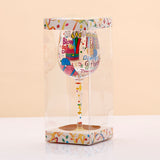 Blow the Candles Quoted Birthday Wine Glass