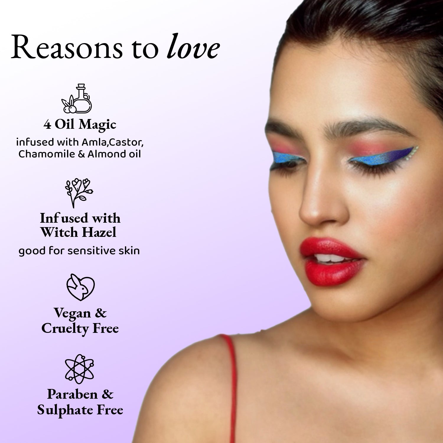 Elitty Purple-Blue Ombre Holographic Eyeliner - Jade Jive ( 4ml)