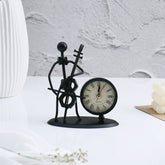 Guitar Figurine Clock
