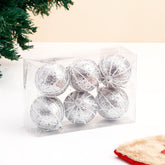 Silver Christmas Decor Balls