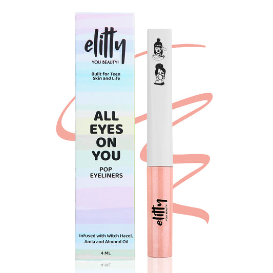 Elitty Peach Matte Pop Coloured Eyeliner - Fading Love (4ml)