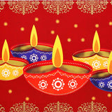 Pack Of 50 Diwali Joy Seasons Greeting Card