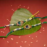 Peackock OM Premium Rakhi Rakhi Pack of 2