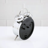 Black and Silver Twin Bell Alarm Clock