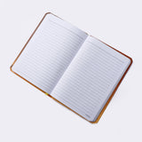 Green Apple Theme Googli Eyes Elastic Closure Notebook