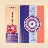 With Love Evil Eye Raksha Bandhan Greeting Card With Envelope