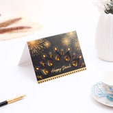 Bright Diwali Seasons Greeting Card Pack Of 10