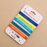 Multi Coloured Silicone Friendship Bands