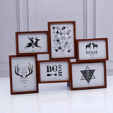 Classic Wooden Multi-Space Photo Frame