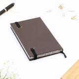Brown Hardbound Corporate Diary