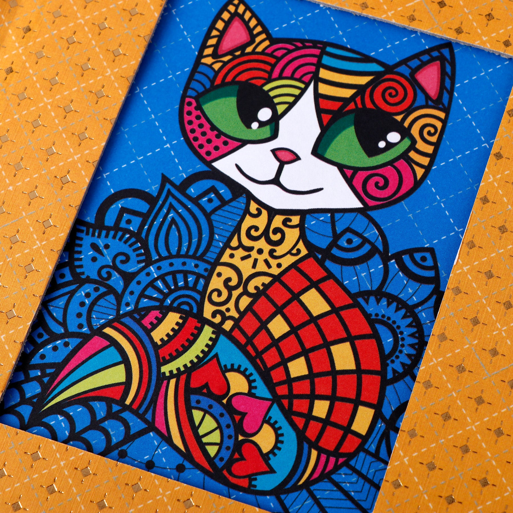 Desi Archies Cat Illustraition Notebook