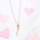 Secret Key Golden Chain Pendant