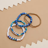 Sea Blue Multi Layer Bracelet Set