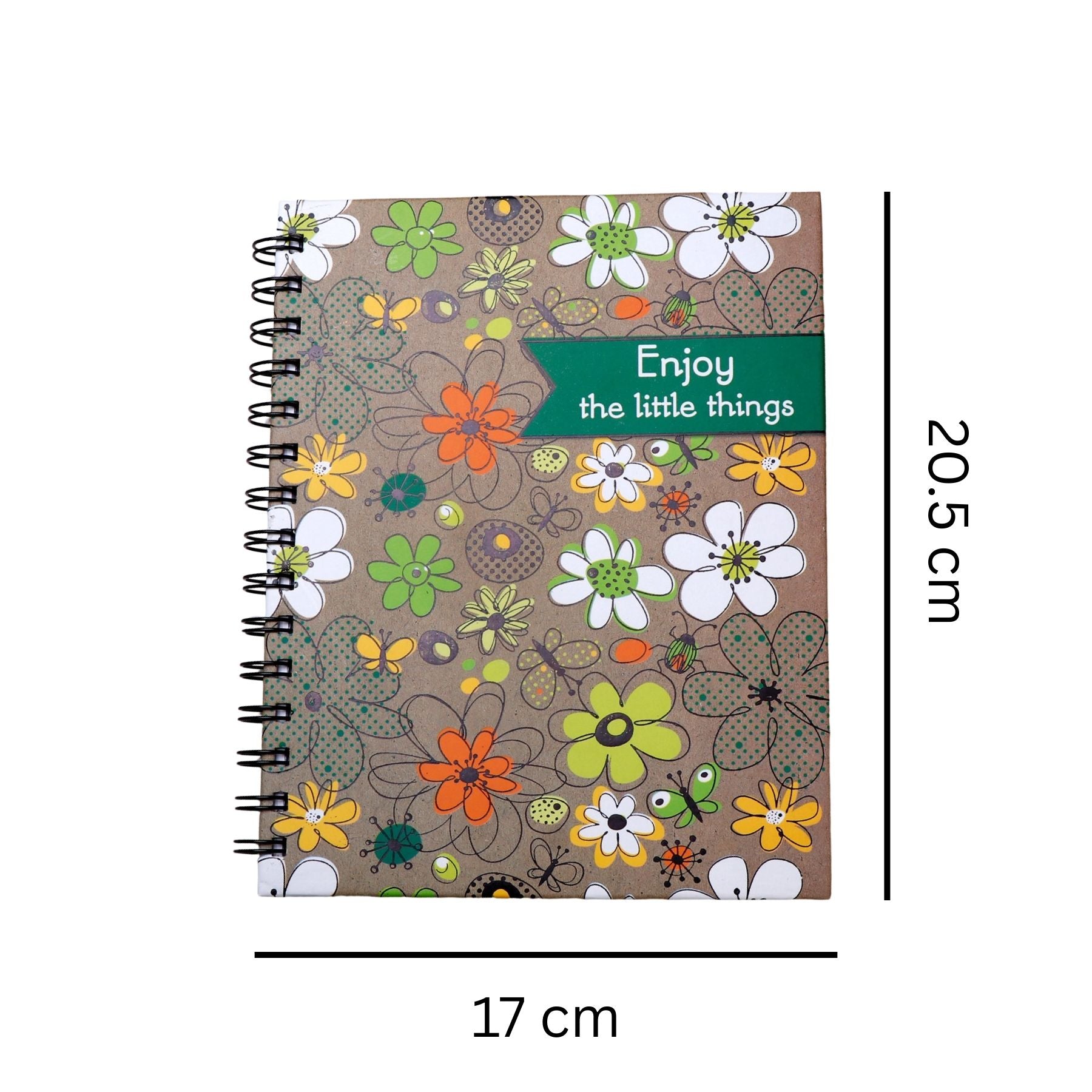 Enjoy Little Things Quoted Spiral Notebook