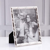 Silver Border Engraved Photo Frame