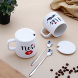 His and Her Quoted Couple Mugs