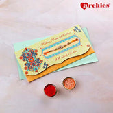Wonderful Rakhi mailer with Roli chawal and Envelope
