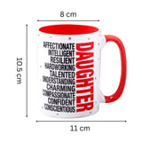 Archies Quoted Ceramic Mug - Daughter