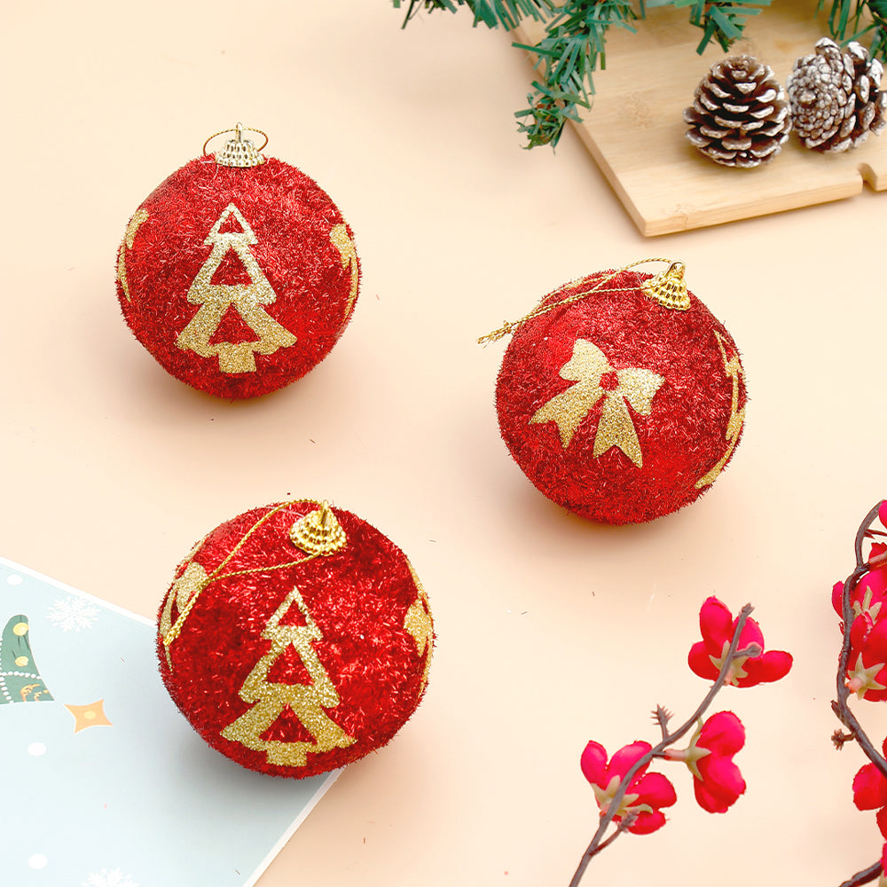 Christmas Red Bll Ornaments