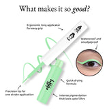 Elitty Mint Green Matte Pop Coloured Eyeliner - Mint To Be (4ml)