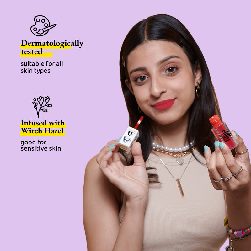 Elitty Red Liquid Matte Lipstick | Transferproof, Smudgeproof & Lightweight | One Night Stand - 4 ML