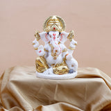 Shee Ganesha Idol with Golden Emblishment
