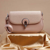 Archies Beige Luxe Diva Handbag with Adjustable Straps