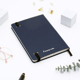 Blue Hardbound Corporate Journal