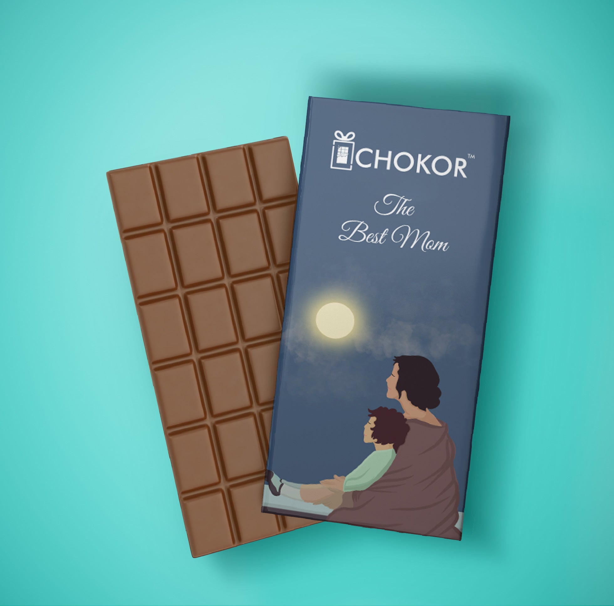 CHOKOR Best Mom - Blueberry Flavoured Chocolate Bar
