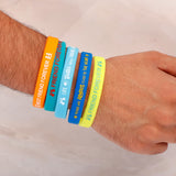 Multi Coloured Silicone Friendship Bands