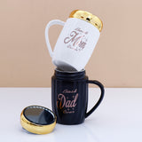 Best Mom and Best Dad Quoted Couple Mugs