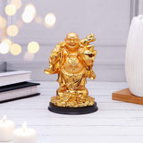 Majestic Golden Laughing Buddha