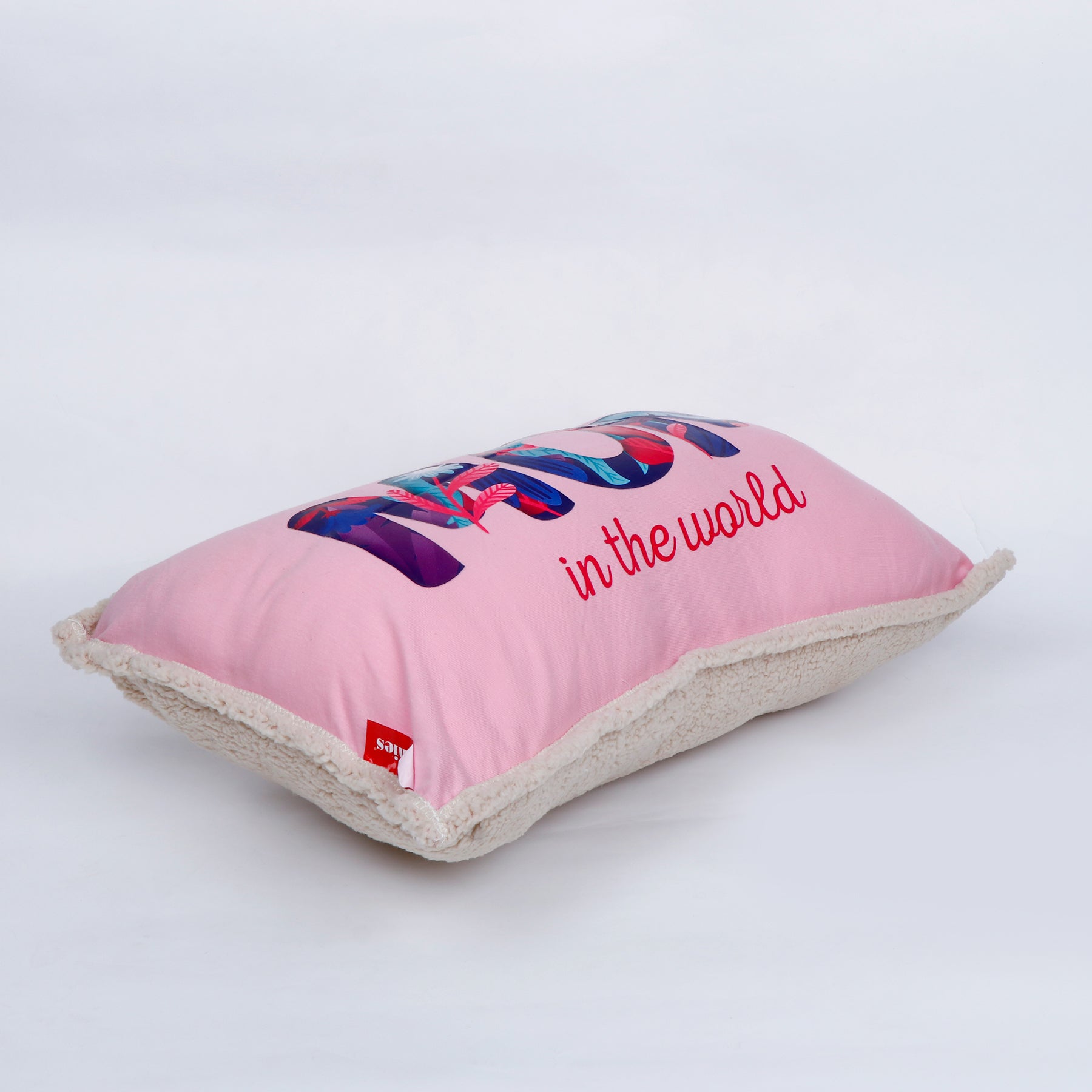 Archies "The Best Mom in the World" Soft Pink Cushion for Moms