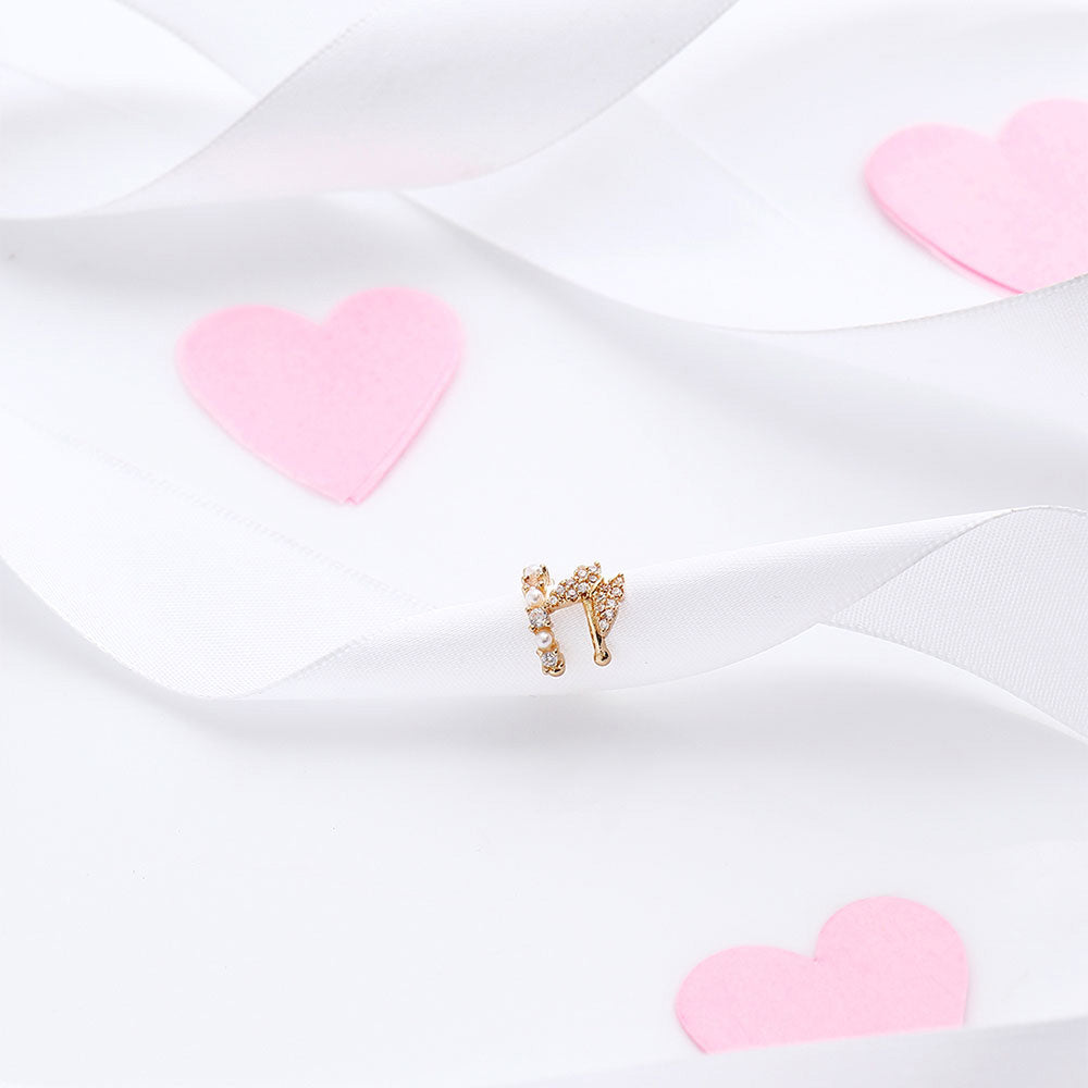 Butterfly Rinestone Earcuffs