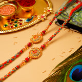 Rinestone Designer Rakhi Pack of 2