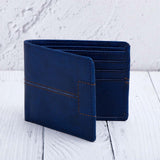 Royal Blue Wallet And Keychain Gift Set