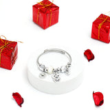 Wise Owl Charms Silver Bracelet