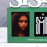 Sister Quoted Wooden Photo Frame