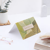 Green Leaves Seasons Greeting Card