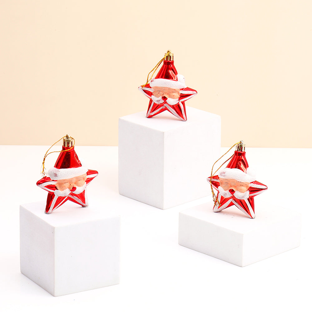 Pack of 3 Santa Stars