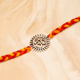 OM Premium Silver Rakhi