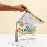 Colours of Hopes 2026 Desk Top Calendar With Envelope