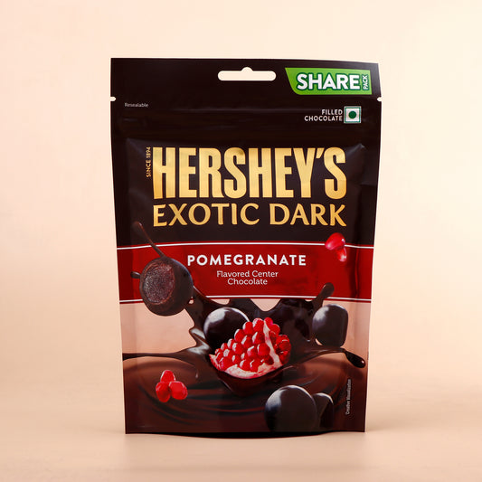 Hersheys Exotic Dark Pomergranate Chocolate 100 GM