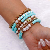 Sea Green Multi Layer Bracelet Set