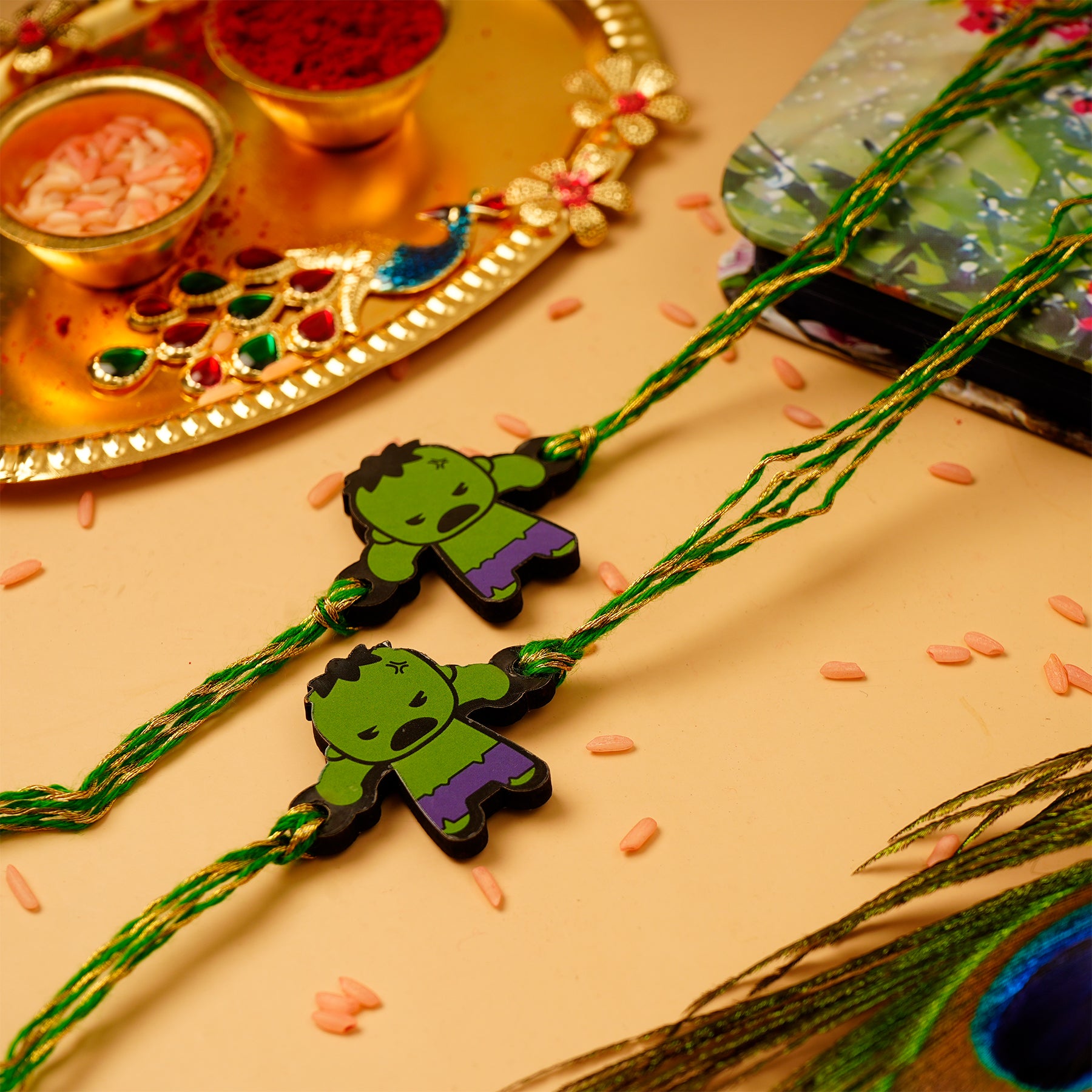 Hulk Kids Rakhi Pack of 2
