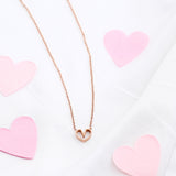 Forever Heart Golden Chain Pendant