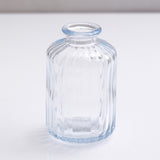 Colourful Blossoms in Crystal Vase