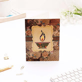 Sparkling Diwali Seasons Greeting Card Pack Of 50
