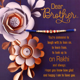 Dear Brother Raksha Bandhan Greeting Card With Envelope Pack of 2