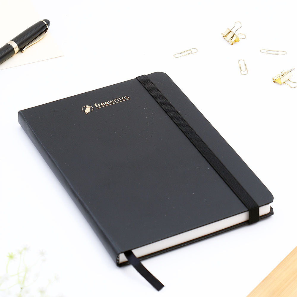 Black Hardbound Corporate Journal